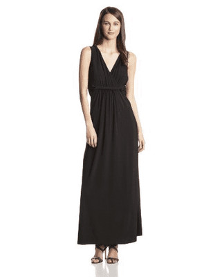 women's solid maxi dress