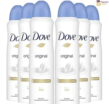 Dove Spray Original Anti-Perspirant Deodorant 250ml (8.45 oz) x 6 Pack