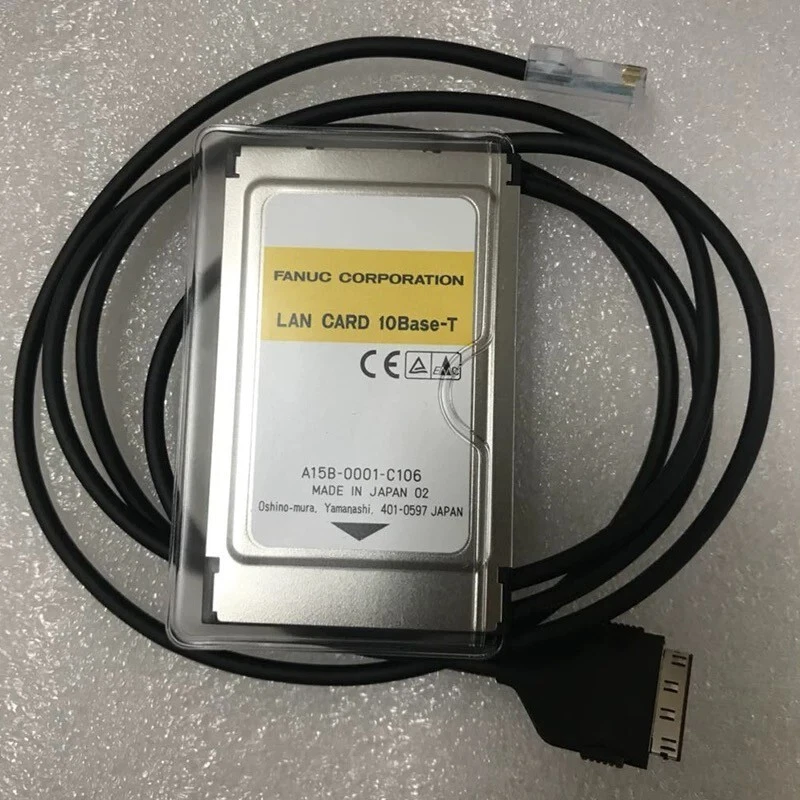 1x A02B-0281-K710 & 1x A15B-0001-C106 Cord Fanuc Ethernet card New - Image 3 of 4