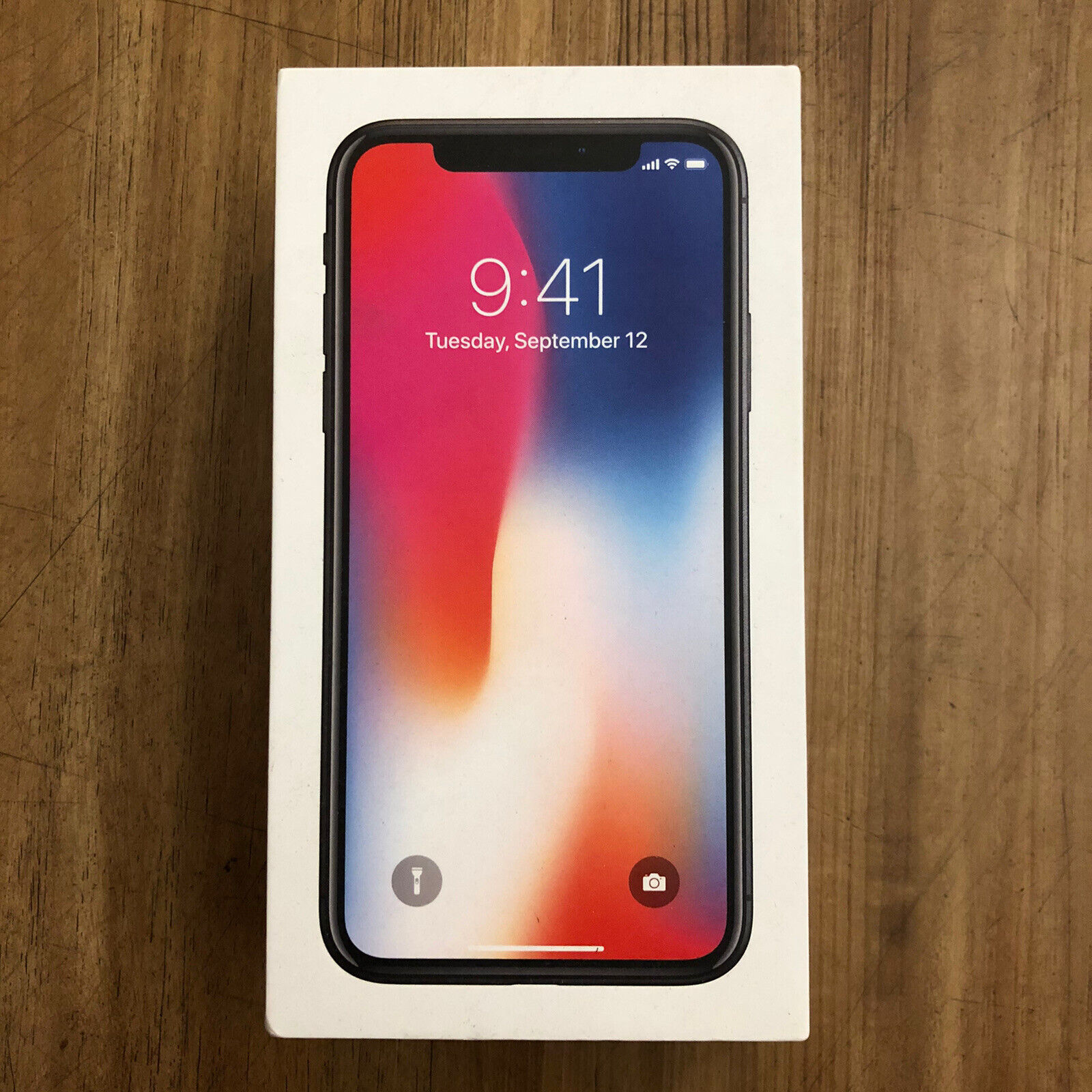 iPhone X Space Gray 256GB WHITE BOX ONLY | eBay