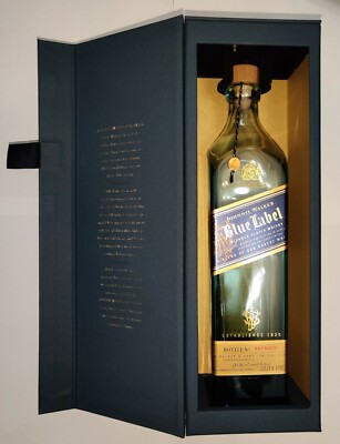 Johnnie Walker Blue Label Empty Bottle and Box