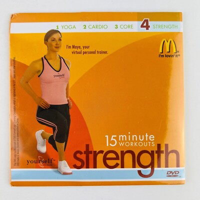 McDonalds 15 Minute Strength Workout DVD New SEALED Fitness Exercise