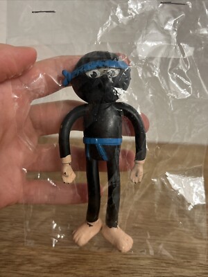 Hungdao Ninja Bendable 4.5  Action Figure Rubber Toy