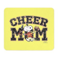 CafePress Snoopy Cheer Mom Full Bleed Mousepad  1927539472 