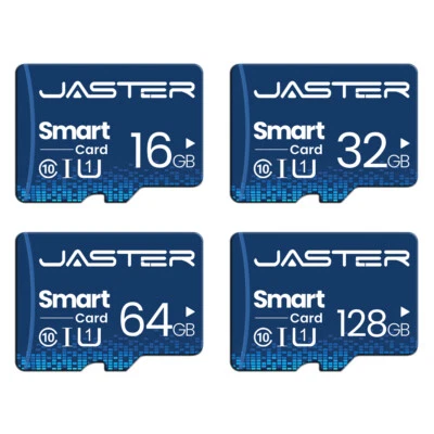 JASTER Micro SD Memory Card 128GB 64GB 32GB Mini Flash Drive Class 10 for Phone