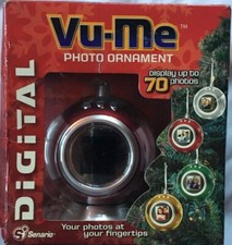 Vu-me Scenario Digital Photo Ornament 2008 Model, Display Up To 70 Photos