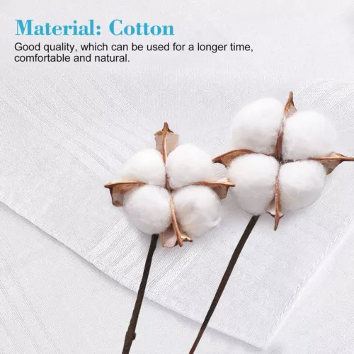 13x Handkerchiefs Cotton Classic Hankies Large Men Hankerchief Hanky Pocket Gift - Picture 9 of 16
