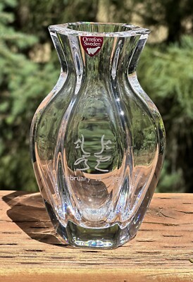 1987 Orrefors Bob Hope Desert Classic Vase