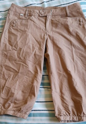 MERRELL PARLAY CROP TROUSERS - WHEAT - SIZE 12 - BRAND NEW WITH TAGS