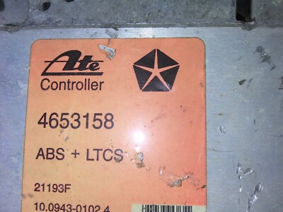 4653158 Chrysler Concorde 1995-1997 abs anti-lock brake control