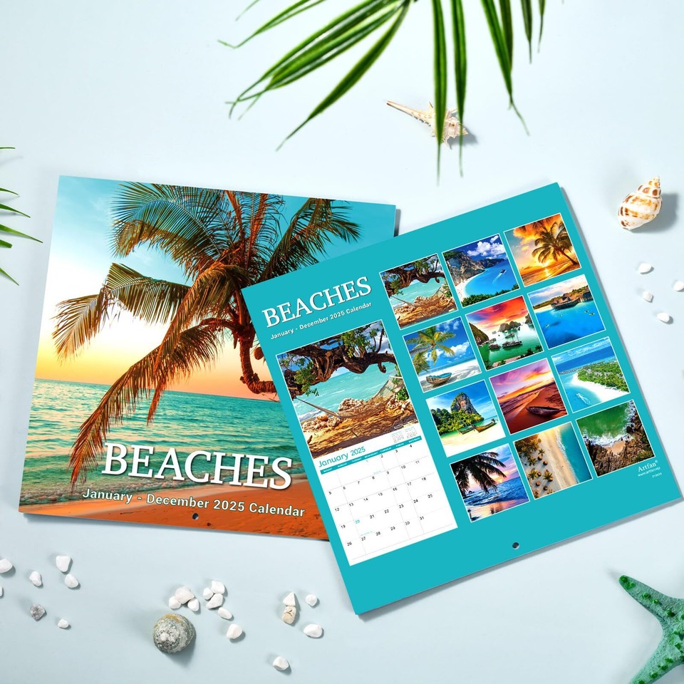 Calendar 2025 Wall Calendar 2025, Jan.2025 Dec.2025, 12" x 24