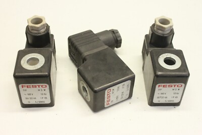 3x FESTO MSW 110V 30/22VA  Ventil Valve Magnetventil MSW