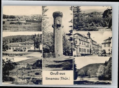 Ilmenau Thuringia Oetheschule Kickelhahn Tower Gabelbach 