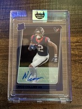 2021 Panini Clearly Donruss - Nico Collins Auto /99 Rated Rookie #80