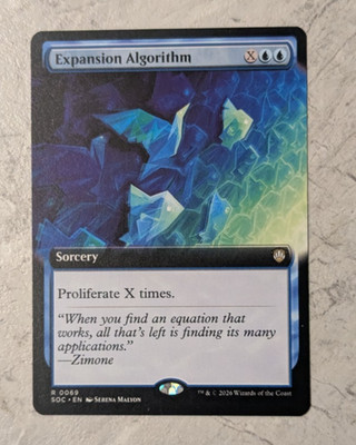 MTG Expansion Algorithm (Extended Art), Regular, SOC, NM