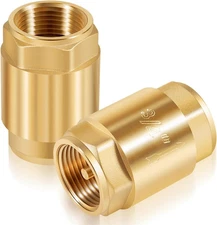 3/4-Inch IPS,3/4-Inch One Way Brass In-Line Check Valve 20403LF,Female Iron Pipe