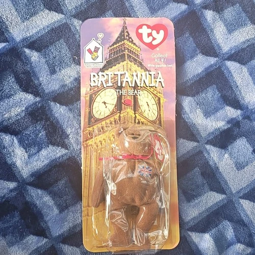 Ty Beanie Babies Britannia the Bear McDonald's Fast Food Premium 1997 Vintage