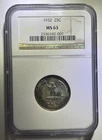 1932 Washington Quarter – NGC MS63 – First Year Issue – Great Eye Appeal