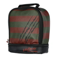 Nightmare on Elm Street Lunch Tote Freddy Krueger Slashes Dual Compartment Lunch
