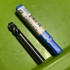 SGS Solid Carbide Ball End Mill Relieved Tip 46345 G15 