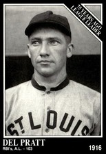 1991 Conlon Collection TSN Del Pratt St. Louis Browns #162
