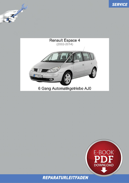 PDF Renault Espace (2002-2014) Werkstatthandbuch 6 Gang Automatikgetriebe AJ0-image