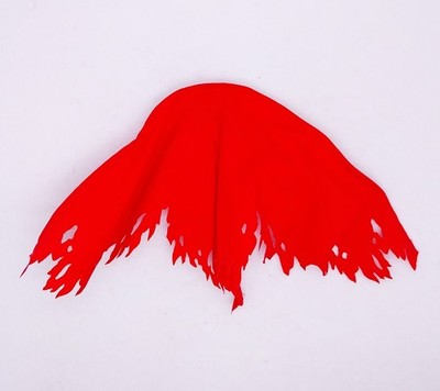 SU-S7-C-MURA: 1/12 battle damaged wired red cape for Super7 Thundercats Mumm-Ra