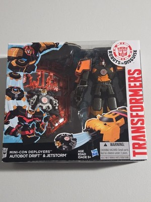 Transformers Drift Jetstorm Robots in Disguise Mini-Con Deployers RID Figure