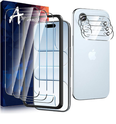 3 Pack Screen Protector for iPhone 17 Air 6.5 Inch Clear Tempered Glass Set