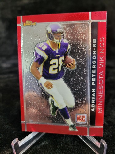 Adrian Peterson #112 2007 Topps Finest card