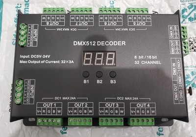 32 Channel 96A  RGBW  DMX 512  LED Decoder Controller