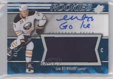 2014-15 SPx Rookies Spectrum Blue 41/50 Sam Reinhart #175 Auto 10w9