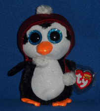 TY BEANIE BOOS - GALE the 6" HOLIDAY PENGUIN - MINT with MINT TAGS