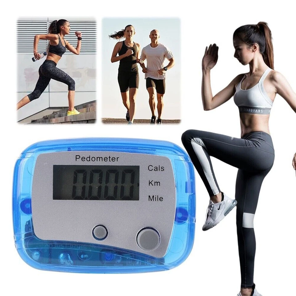 LCD Schrittzähler Laufen Joggen Clip einfache Bedienung Pedometer - Bild 2 von 4