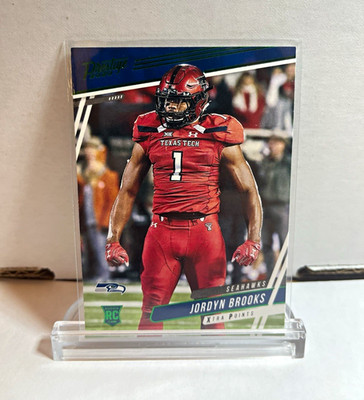 Panini Prestige 2020 Rookies Jordyn Brooks Xtra Points Green #262 RC Seahawks