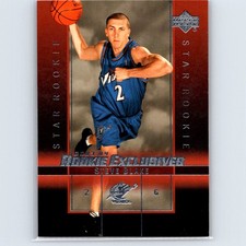 2003-04 Upper Deck Rookie Exclusives Steve Blake Rookie #29 Washington Wizards