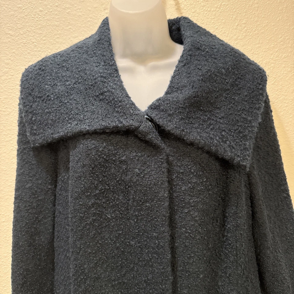 Alfani женщин шерстяная смесь пальто темно-зеленый размер маленький новый с Ярлыками шарф включены. - Изображение 2 из 4