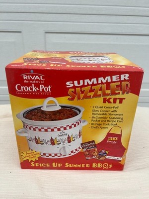 Vintage Rival Crock Pot Summer Sizzler Edition New With Box 2004