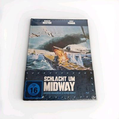 Mediabook SCHLACHT UM MIDWAY  CHARLTON HESTON BLU-RAY DVD War in Pacific
