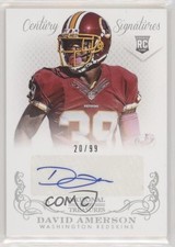 2013 Panini National Treasures Rookie Signatures 20/99 David Amerson Auto zk7