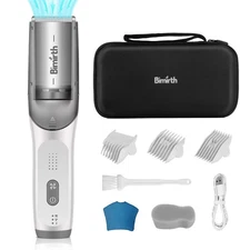 Baby Hair Clipper with Vacuum, Kids Hair Trimmer, Waterproof, Rechargeable, C...