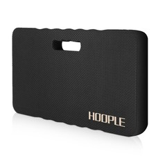 HOOPLE Extra Thick Kneeling Pad, Soft Foam 17.5"x11"x1"in, Black 
