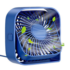 5 Inch Portable Desk Fan Personal Table Small Desktop Cooling 3 Speeds Quiet Min