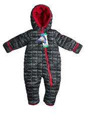 SNOZU Baby Hooded Snowsuit Baby Bunting  Size 18 mo  NWT  Charcoal Splash