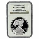 2010 W Proof American Silver Eagle NGC PF67 DCAM