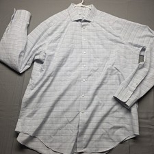 Calvin Klein Slim Tall Non Iron 38/39 18.5 Long Sleeve Button Up