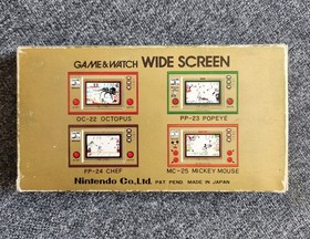 Nintendo Game & Watch Parachute (PR-21) with Box and Manual *Rare* Handheld Game