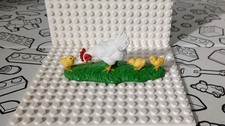 Safari Ltd Hen With 3 Chicks Farm Animals 2003 Vintage Figure