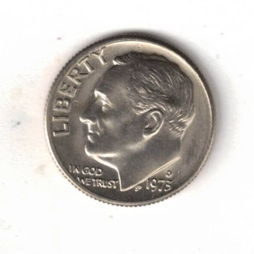 1973-D Denver Brilliant Uncirculated Roosevelt Dime !