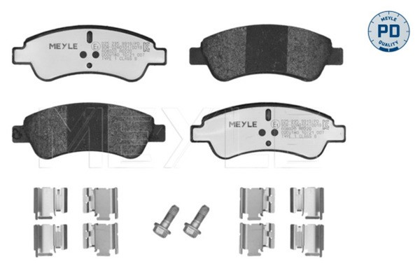 Bremsbelagsatz, Scheibenbremse MEYLE-PD: Advanced Performance A 025 235 9919/PD-image